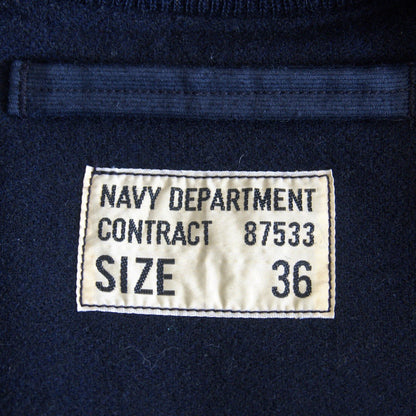 Buzz Rickson's Deck Zip Jacket Blue Size 36