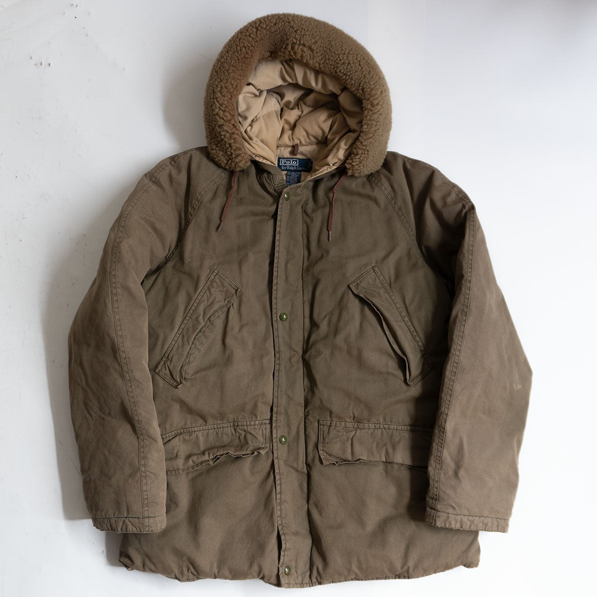 Polo Ralph Lauren 90S B-9 Shearling Down Jacket Size S