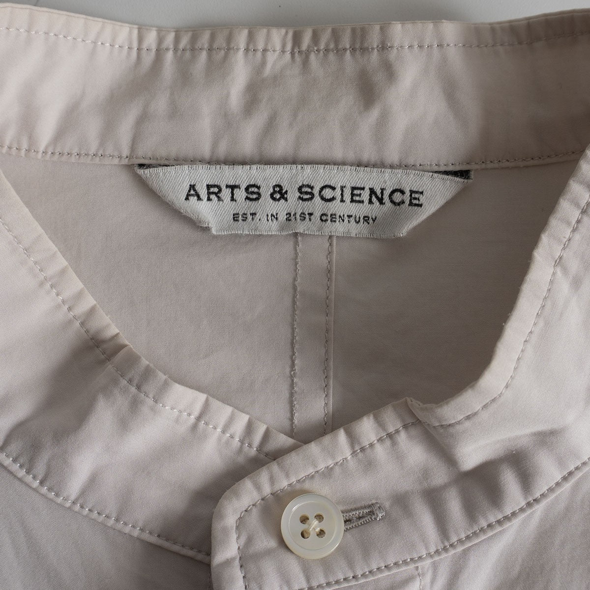 Arts & Science Band Collar Shirt Size 2