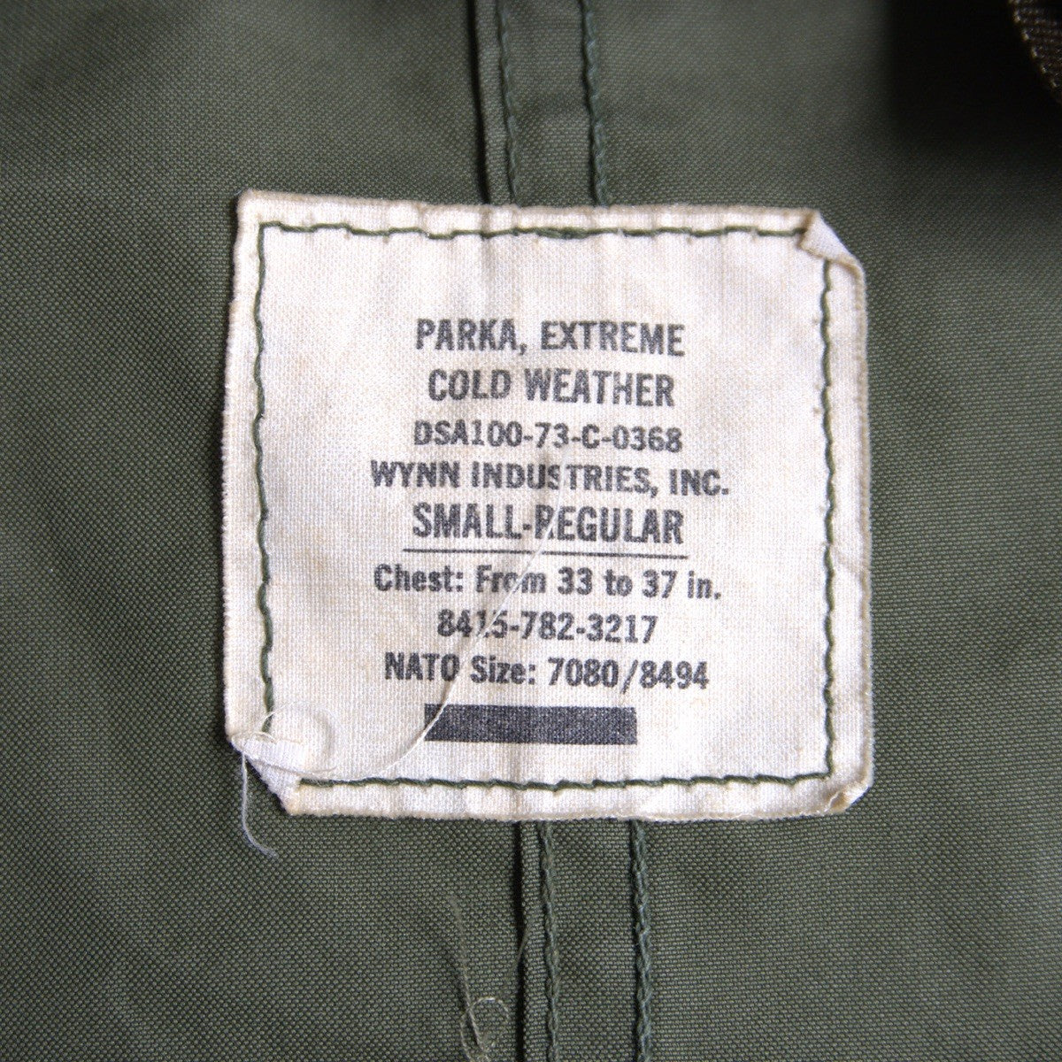 US ARMY 70S M-65 Parka Coat Size S