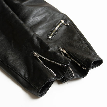666 triple six 46 UK Steerhide Double Riders Jacket Size 46