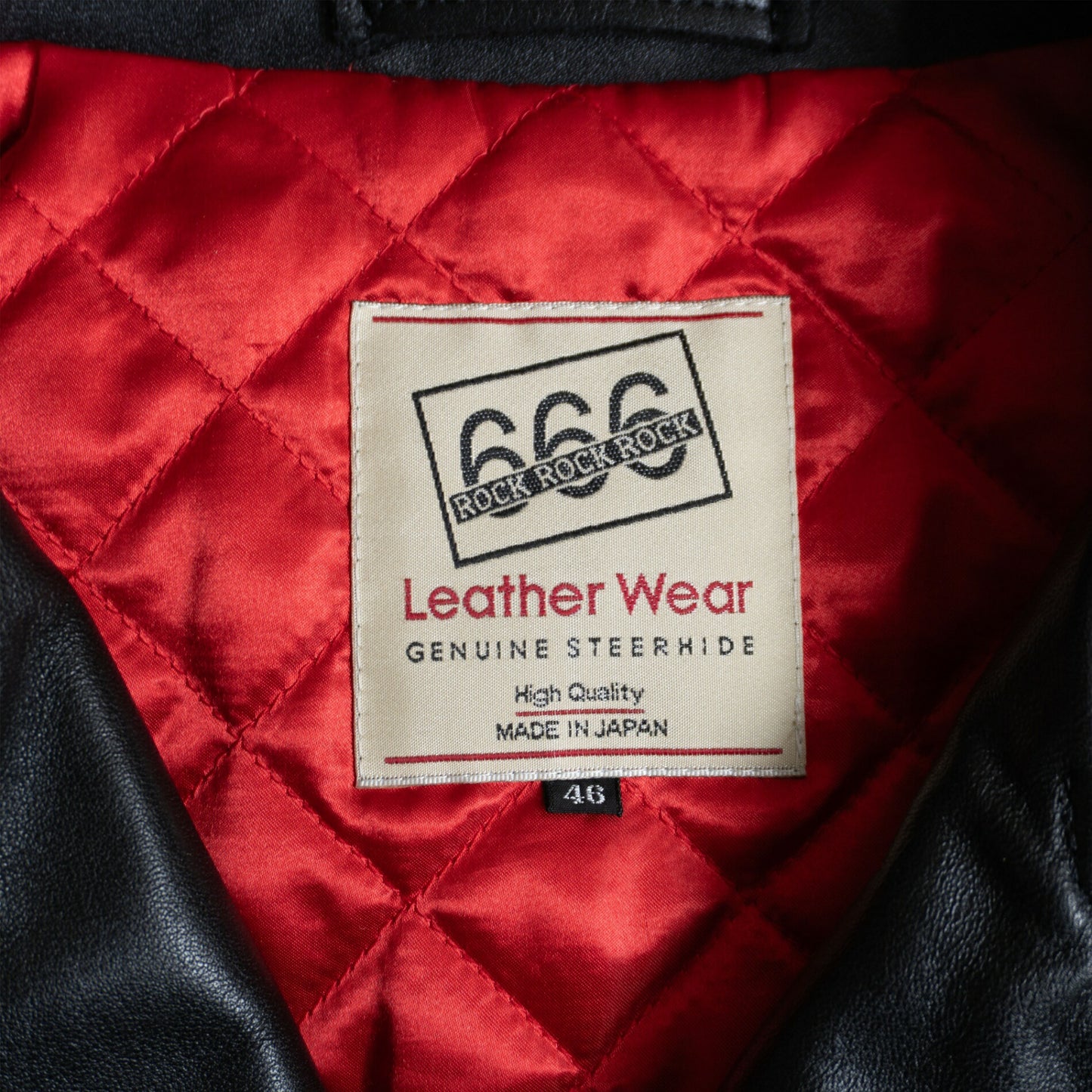 666 triple six 46 UK Steerhide Double Riders Jacket Size 46