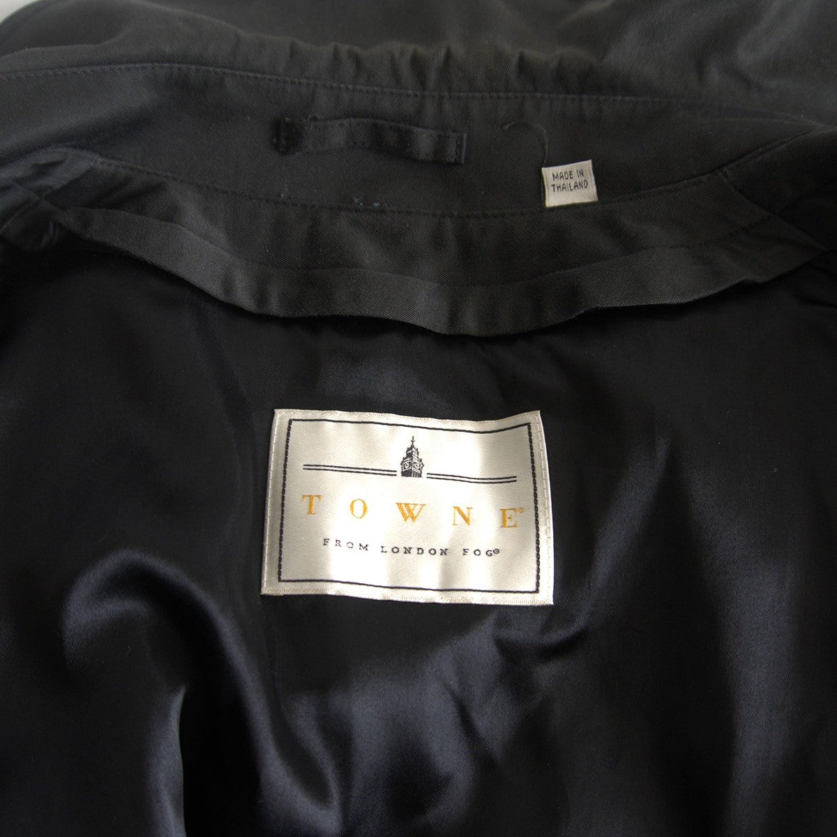 TOWNE FROM LONDON FOG Trench coat Black Size XL