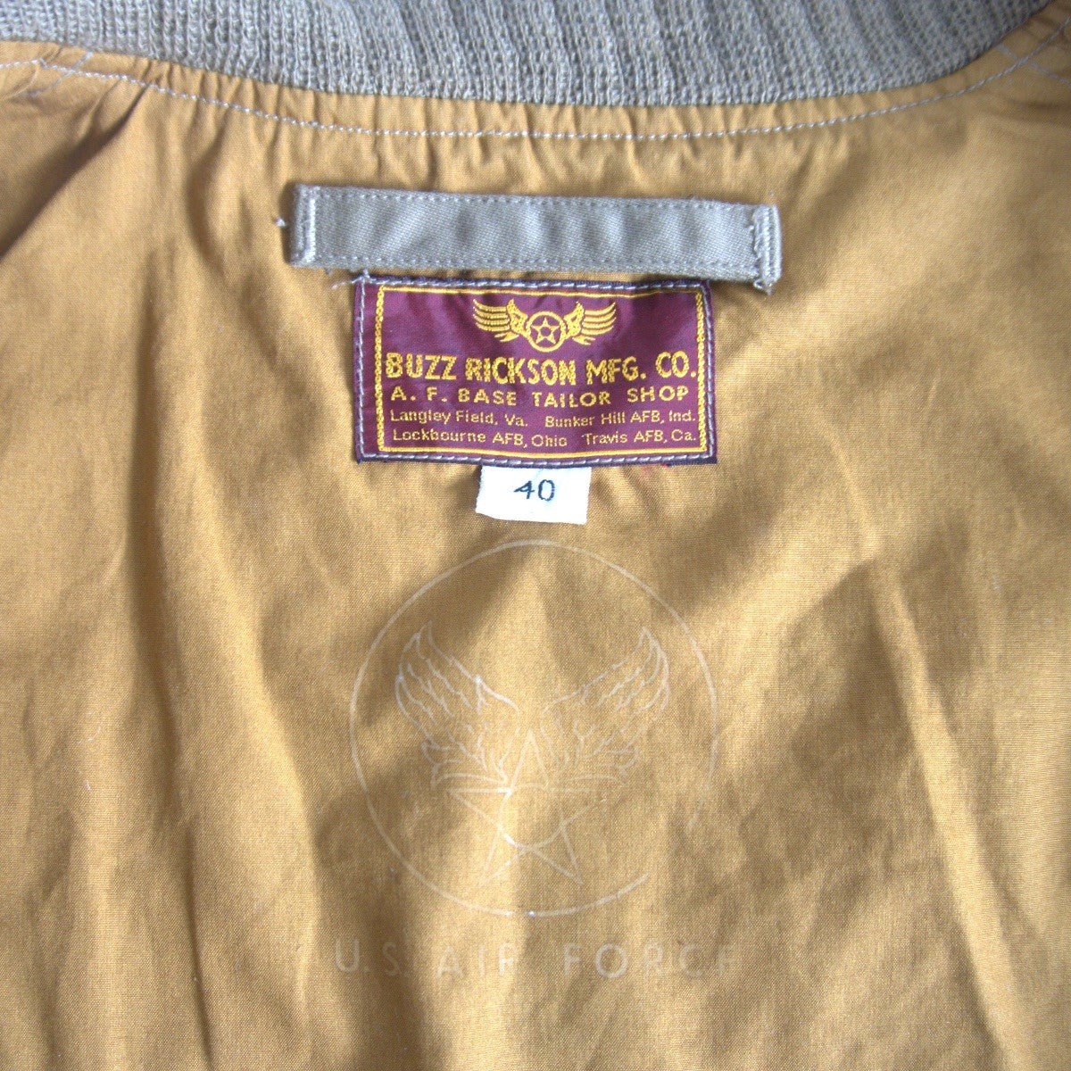 Buzz Rickson's L-2 Flight Jacket Size 40