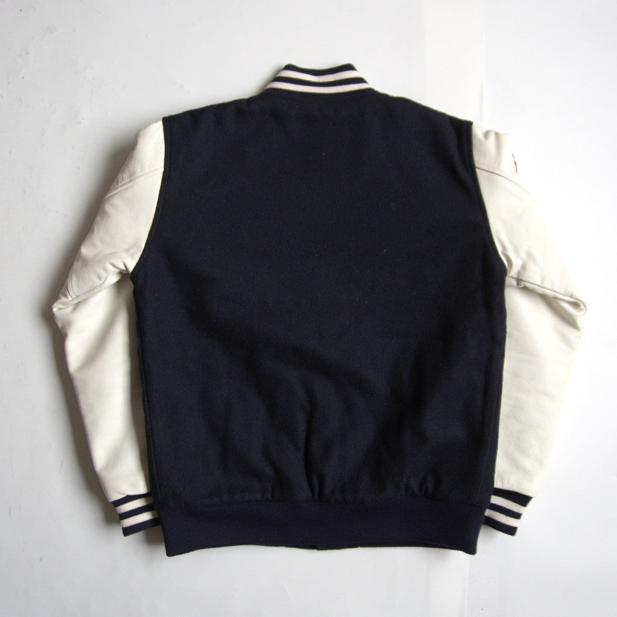 GOOD ENOUGH IVY Leather Sleeve Varsity Jacket Size M