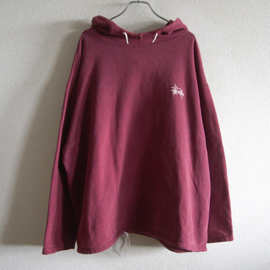 Stussy 80S Mock Neck Hoodie Size L