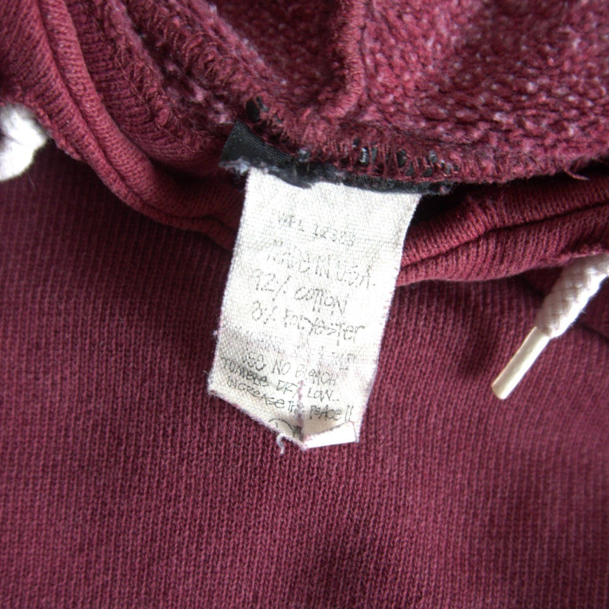 Stussy 80S Mock Neck Hoodie Size L
