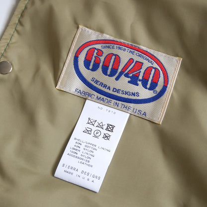 Sierra Designs USA 60/40 Cloth Mountain Parka Green Size S