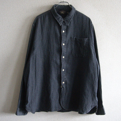 RRL Wabash Stripe Work Shirt Pre-Washed Size XL