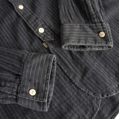 RRL Wabash Stripe Work Shirt Pre-Washed Size XL
