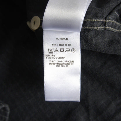 RRL Wabash Stripe Work Shirt Pre-Washed Size XL