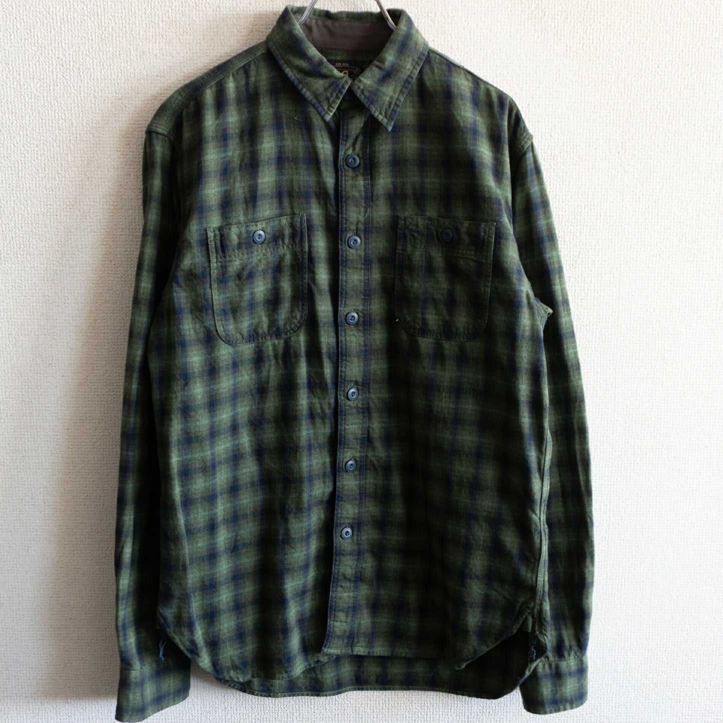 RRL Ombre Check Work Shirt Size S