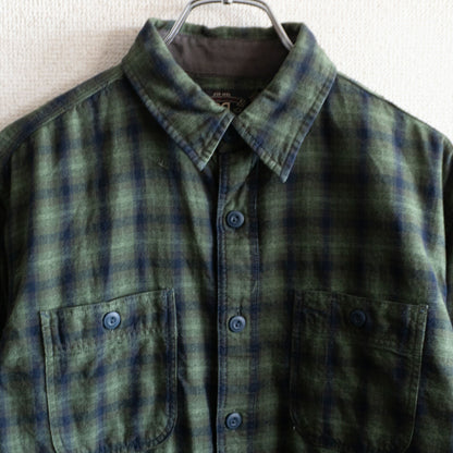 RRL Ombre Check Work Shirt Size S