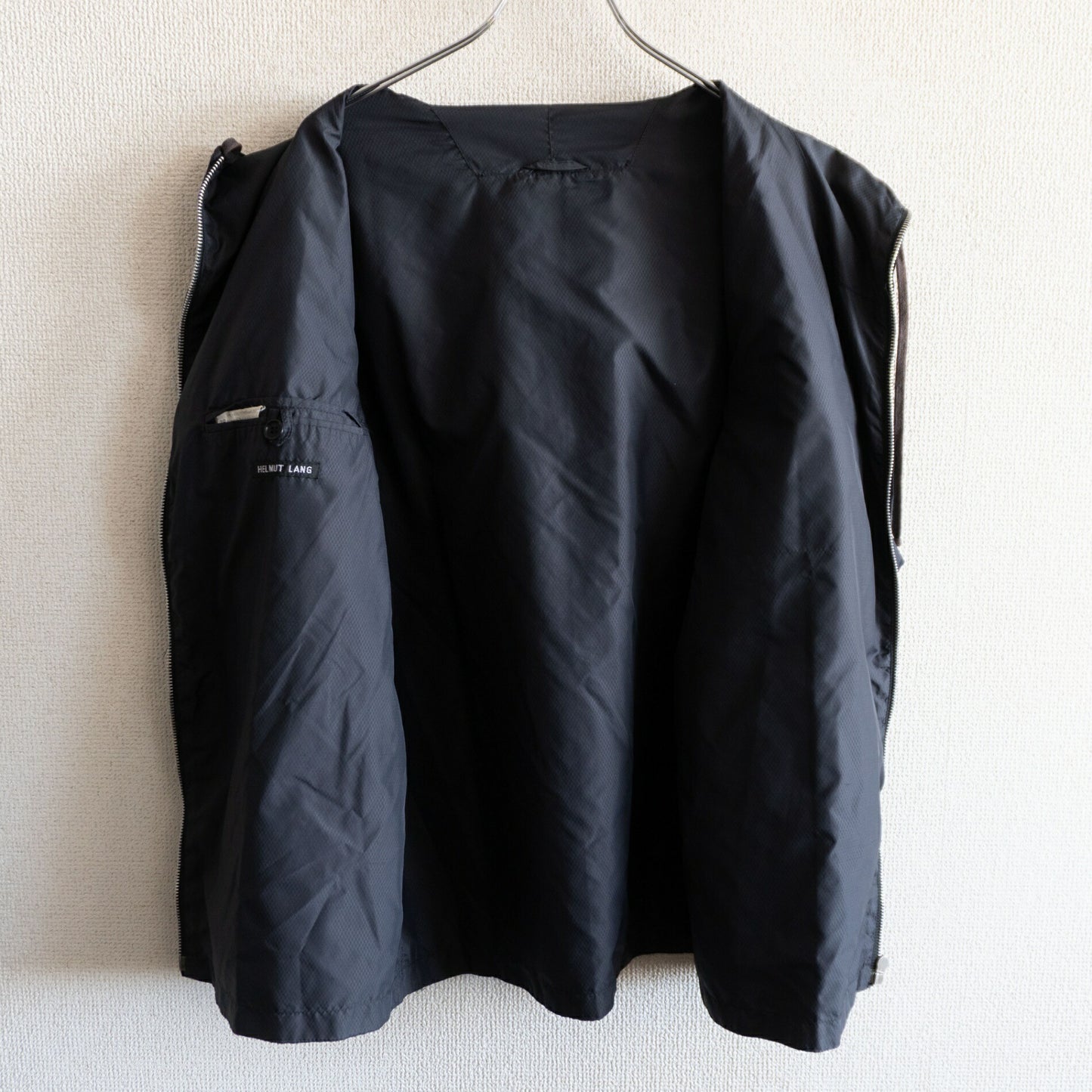 Helmut Lang Signature Parachute Nylon Jacket Black Size 38
