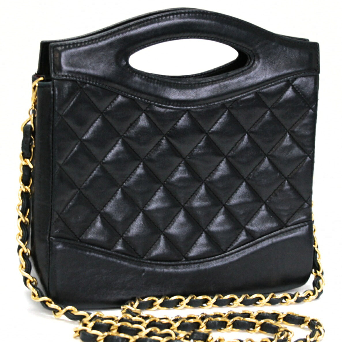 CHANEL Matelasse Small Lambskin 2-Way Bag Size ONE SIZE