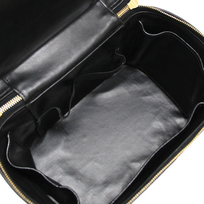 CHANEL Coco Mark Caviar Skin 2-Way Vanity Bag Size ONE SIZE