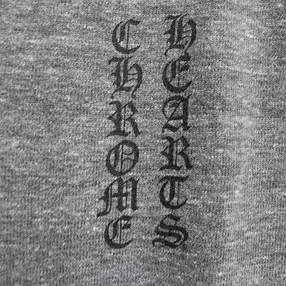 CHROME HEARTS Old English Logo Print Sweatpants Gray Size M