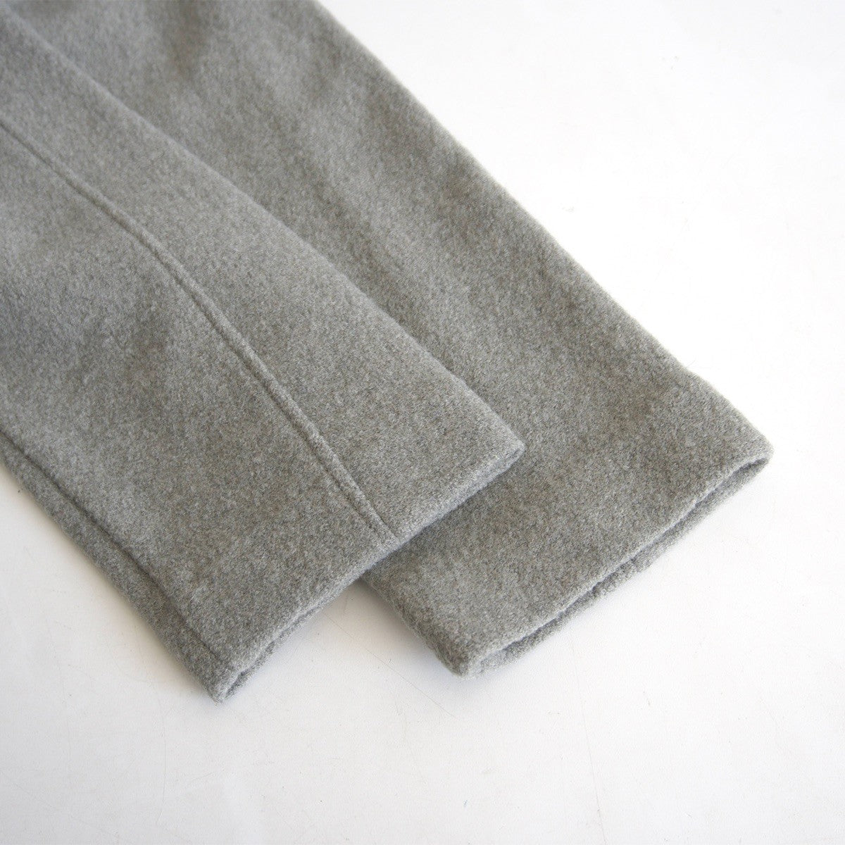evameva Pressed wool hooded coat Gray Size 2