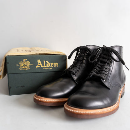 Alden Military Munson Boots Black Size 9D