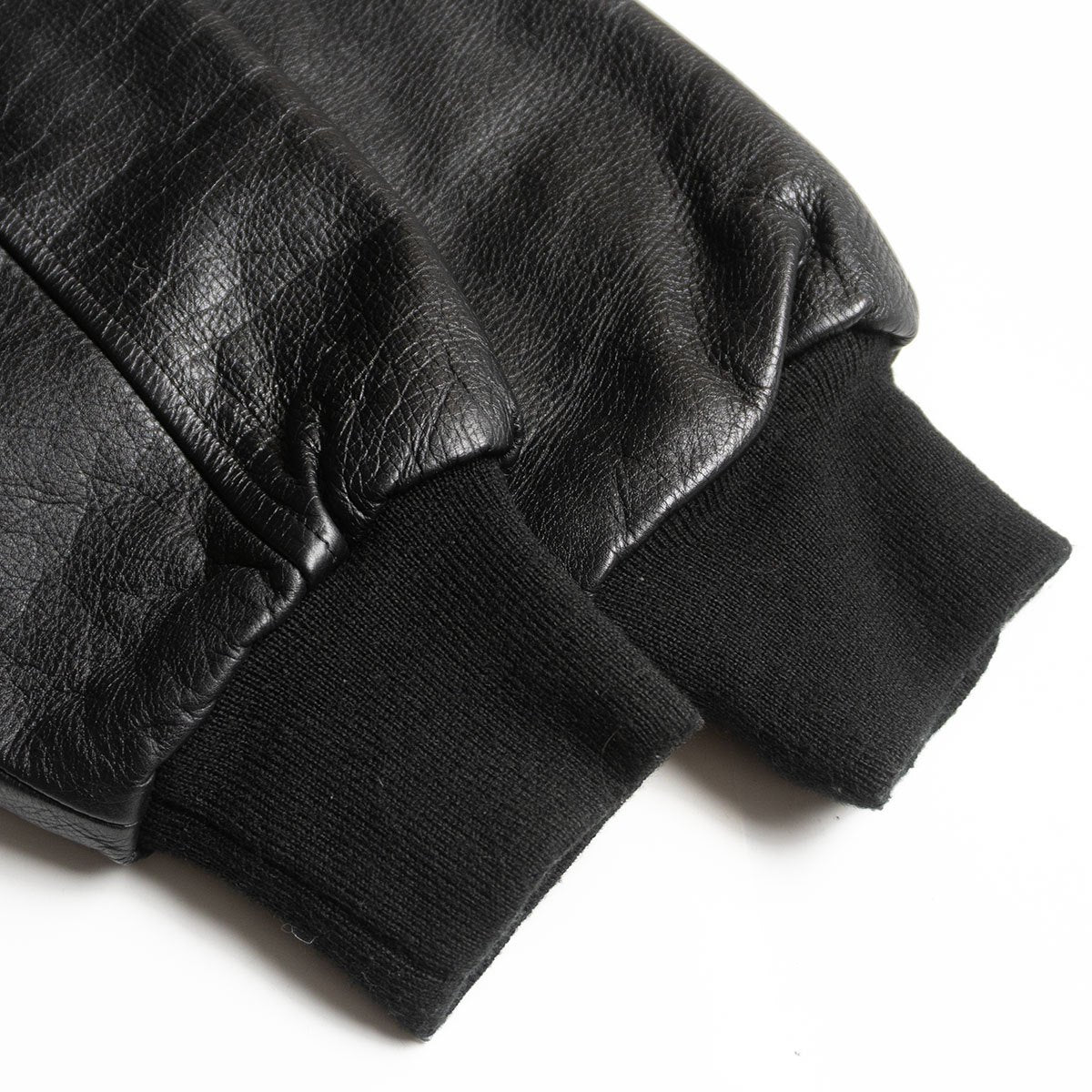 VAN JAC All Leather Varsity Jacket Size M
