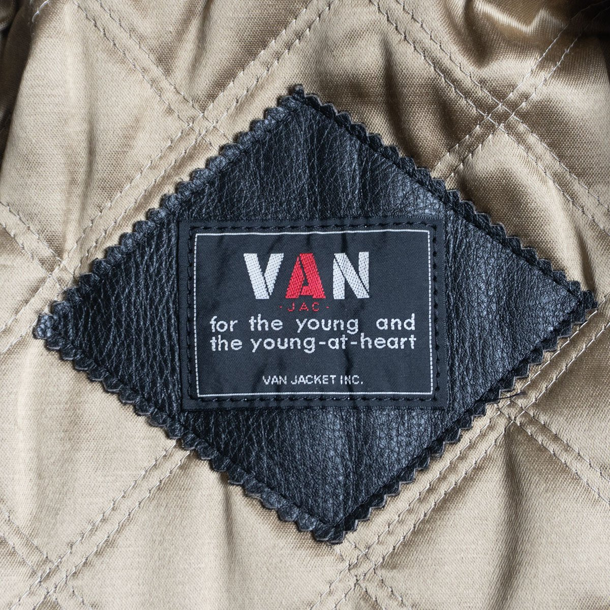 VAN JAC All Leather Varsity Jacket Size M