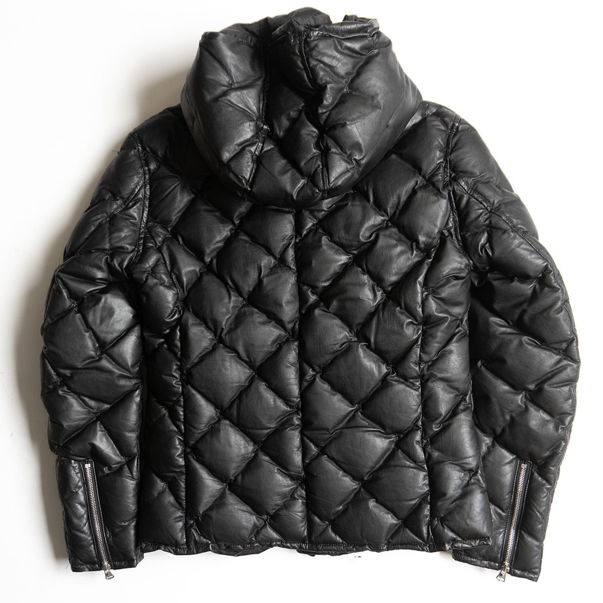 Isamu Katayama Backlash Kangaroo leather down jacket Black Size 3