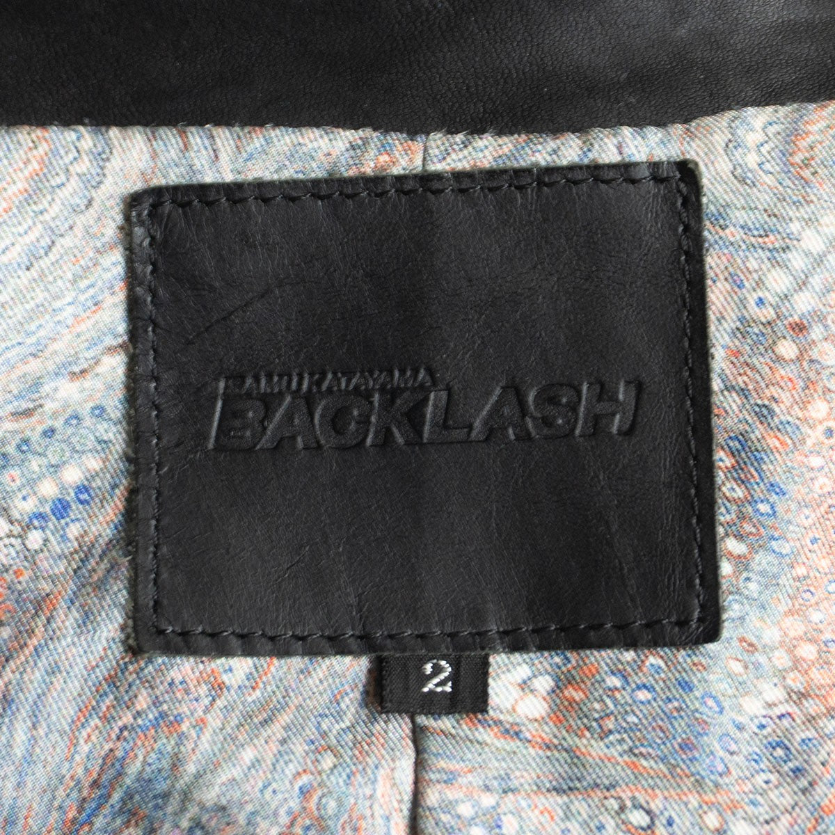 Isamu Katayama Backlash Single Rider Jacket Size M