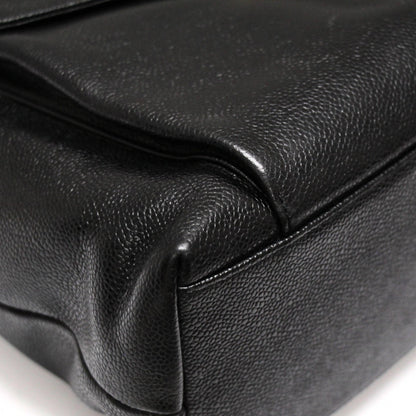 CHANEL Vintage CC Caviar Skin Black GHW Shoulder Bag Size ONE SIZE