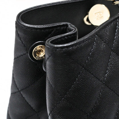 CHANEL Matelasse Soft Caviar Chain Tote Bag Size ONE SIZE