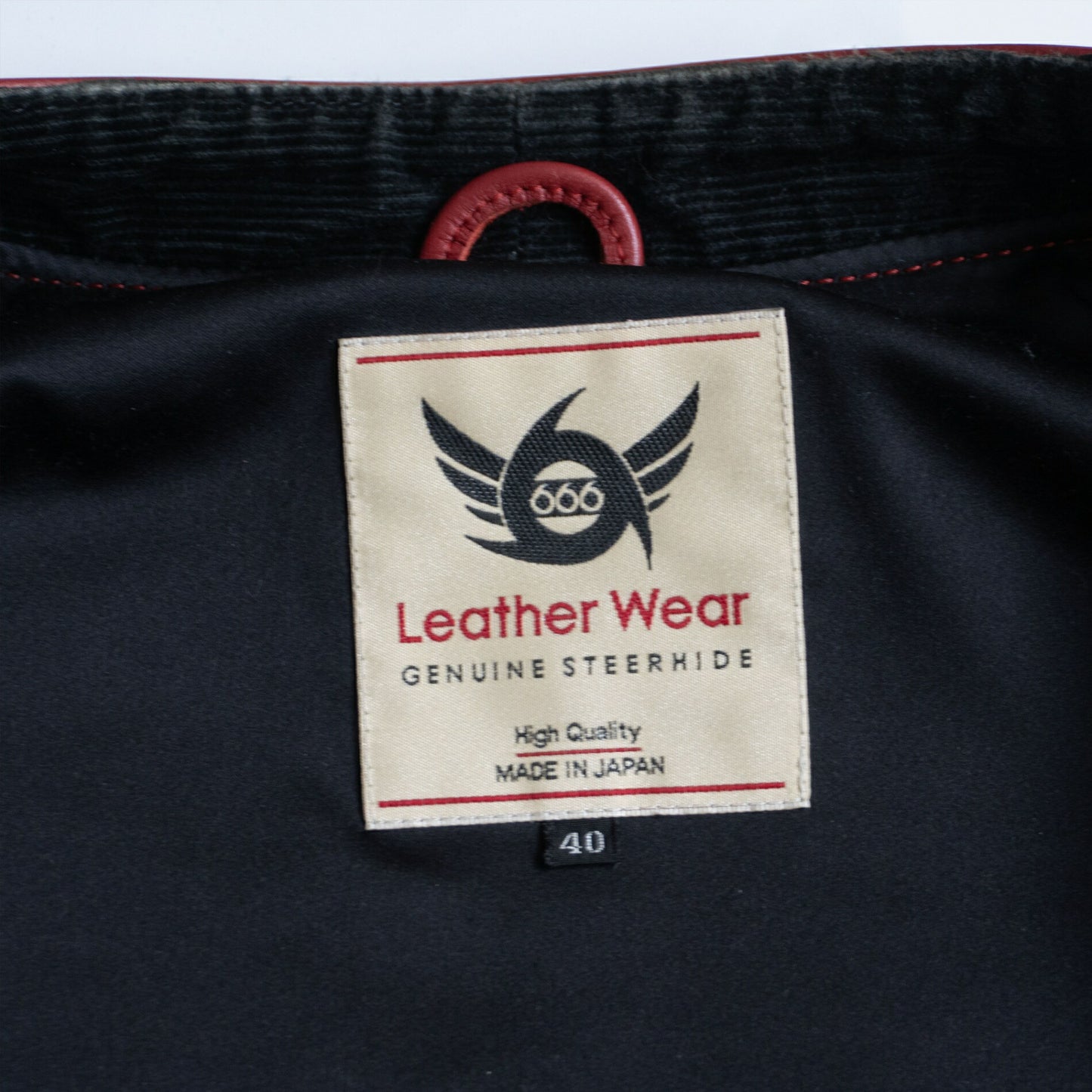 666 triple six Mandarin Single Rider Jacket Size 40