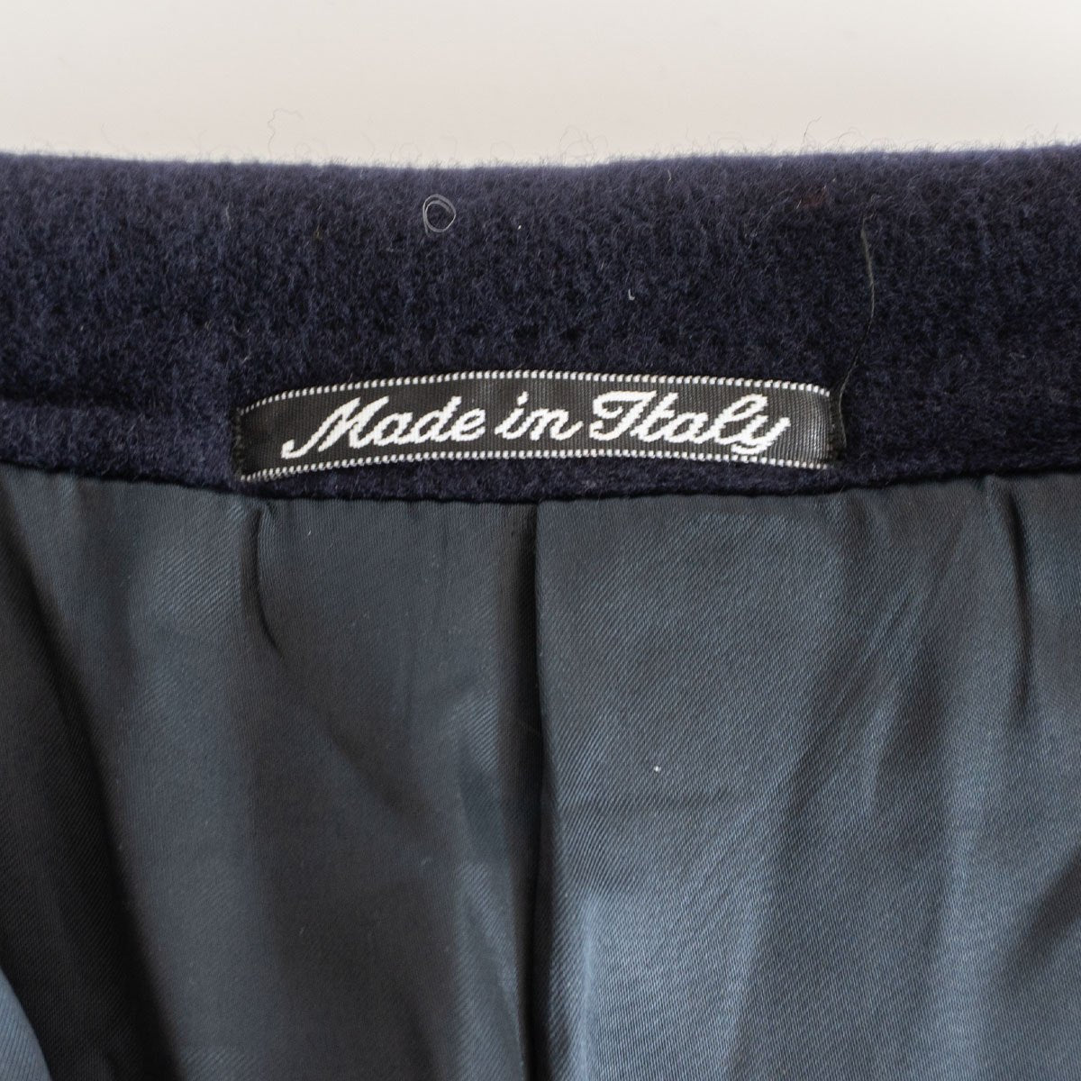 Giorgio Armani 90S Double-breasted Wool Cashmere Coat Blue Size 50