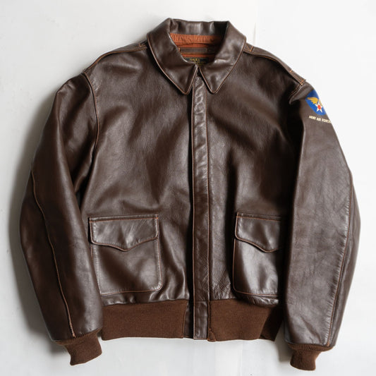 REAL McCOY Horsehide A-2 Flight Leather Jacket Size S