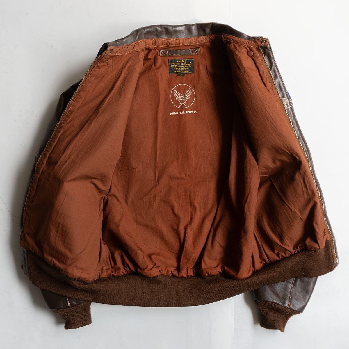 REAL McCOY Horsehide A-2 Flight Leather Jacket Size S