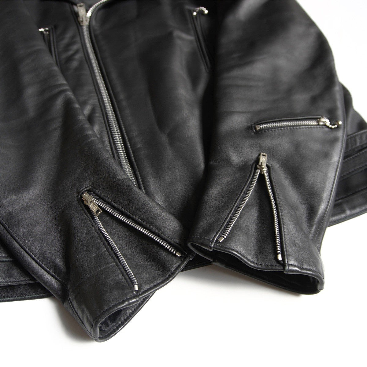 666 triple six Steerhide UK Double Rider Riders Jacket Size 42