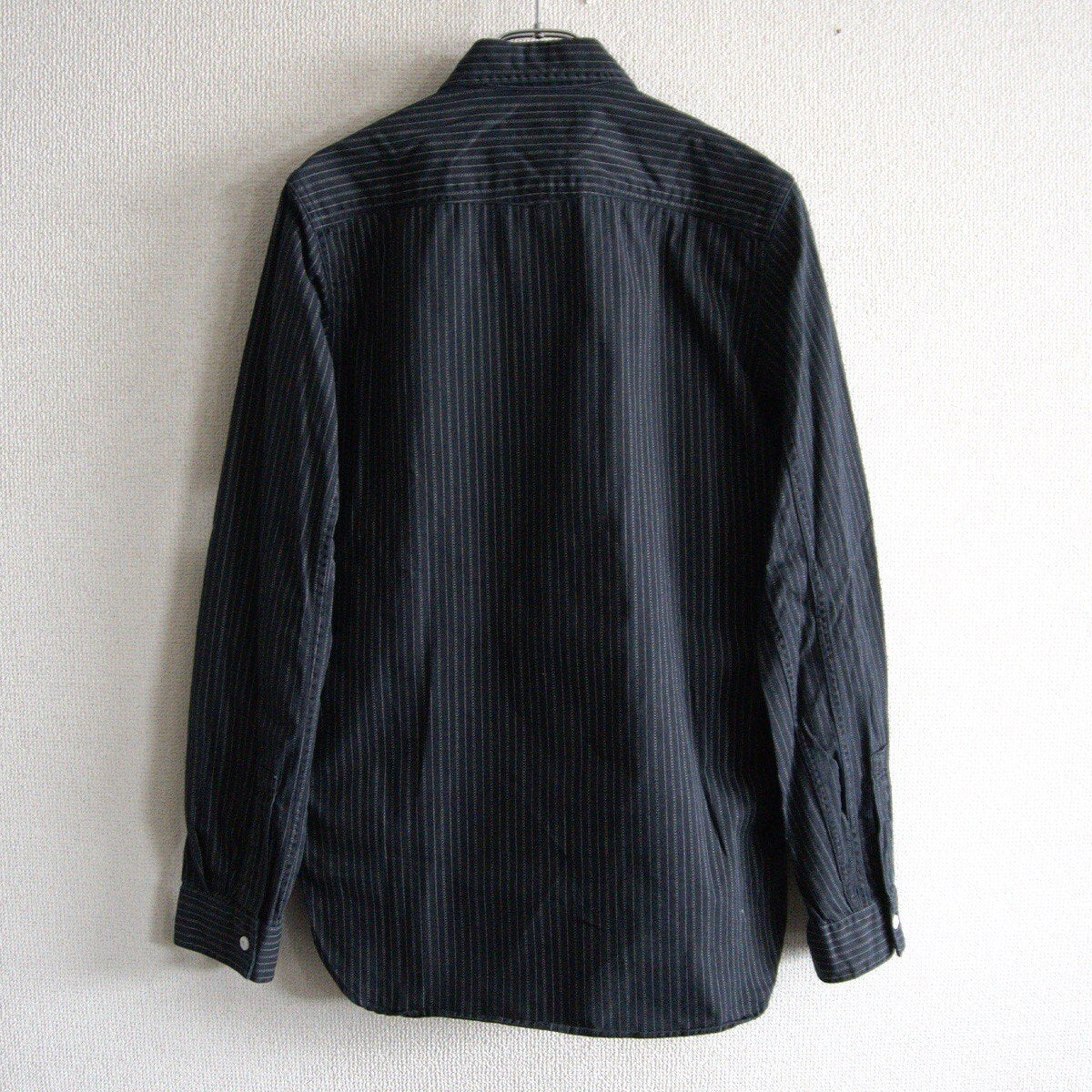 RRL Black Striped Work Shirt Size S