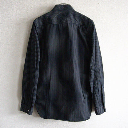RRL Black Striped Work Shirt Size S