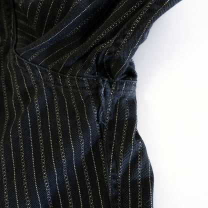 RRL Black Striped Work Shirt Size S