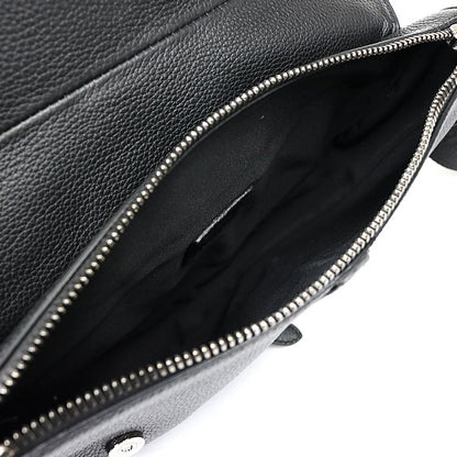 Dior x Stussy Collab Leather Saddle Bag Black Size ONE SIZE