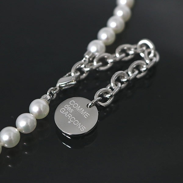 MIKIMOTO x CDG Silver Pearl Necklace Size ONE SIZE
