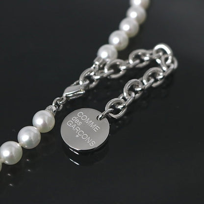 MIKIMOTO x CDG Silver Pearl Necklace Size ONE SIZE