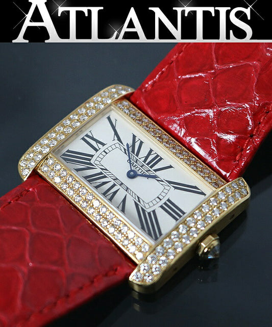 Cartier Tank Divan LM Aftermarket Diamond Size ONE SIZE