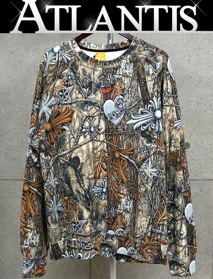 CHROME HEARTS x NIKE NOCTA Drake Crewneck Sweatshirt Size XL
