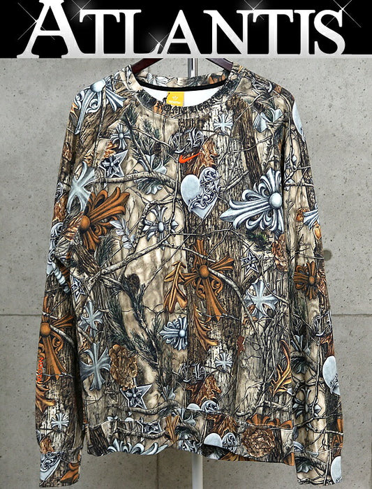 CHROME HEARTS x NIKE NOCTA Drake Crewneck Sweatshirt Size XL