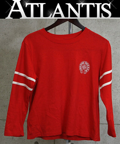 CHROME HEARTS Red Numbering Football T-Shirt Size M