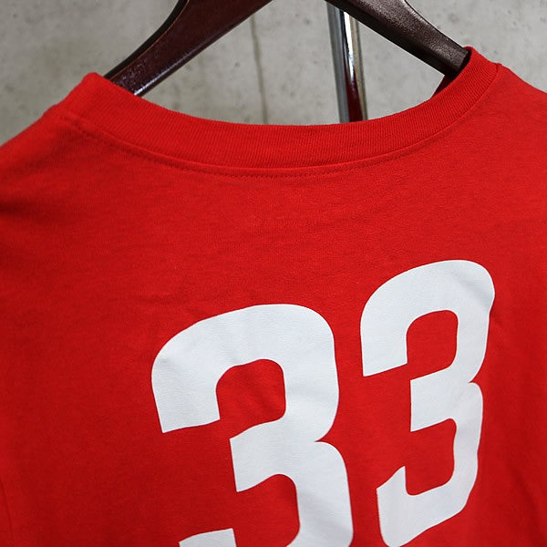 CHROME HEARTS Red Numbering Football T-Shirt Size M