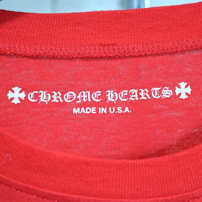 CHROME HEARTS Red Numbering Football T-Shirt Size M