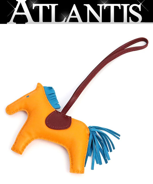 HERMES Rodeo MM Lambskin Bag Charm Multi-Color Size ONE SIZE