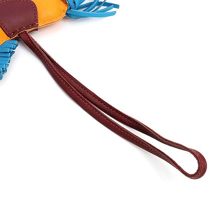 HERMES Rodeo MM Lambskin Bag Charm Multi-Color Size ONE SIZE