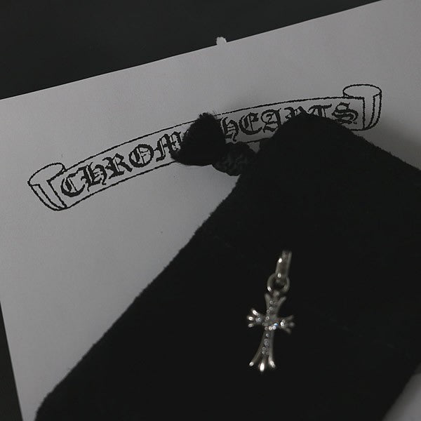 CHROME HEARTS Baby Fat Cross Pave Diamond Size ONE SIZE