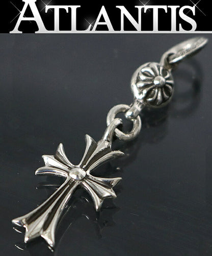 CHROME HEARTS 1 Ball Tiny CH Cross Charm SV925 Size ONE SIZE